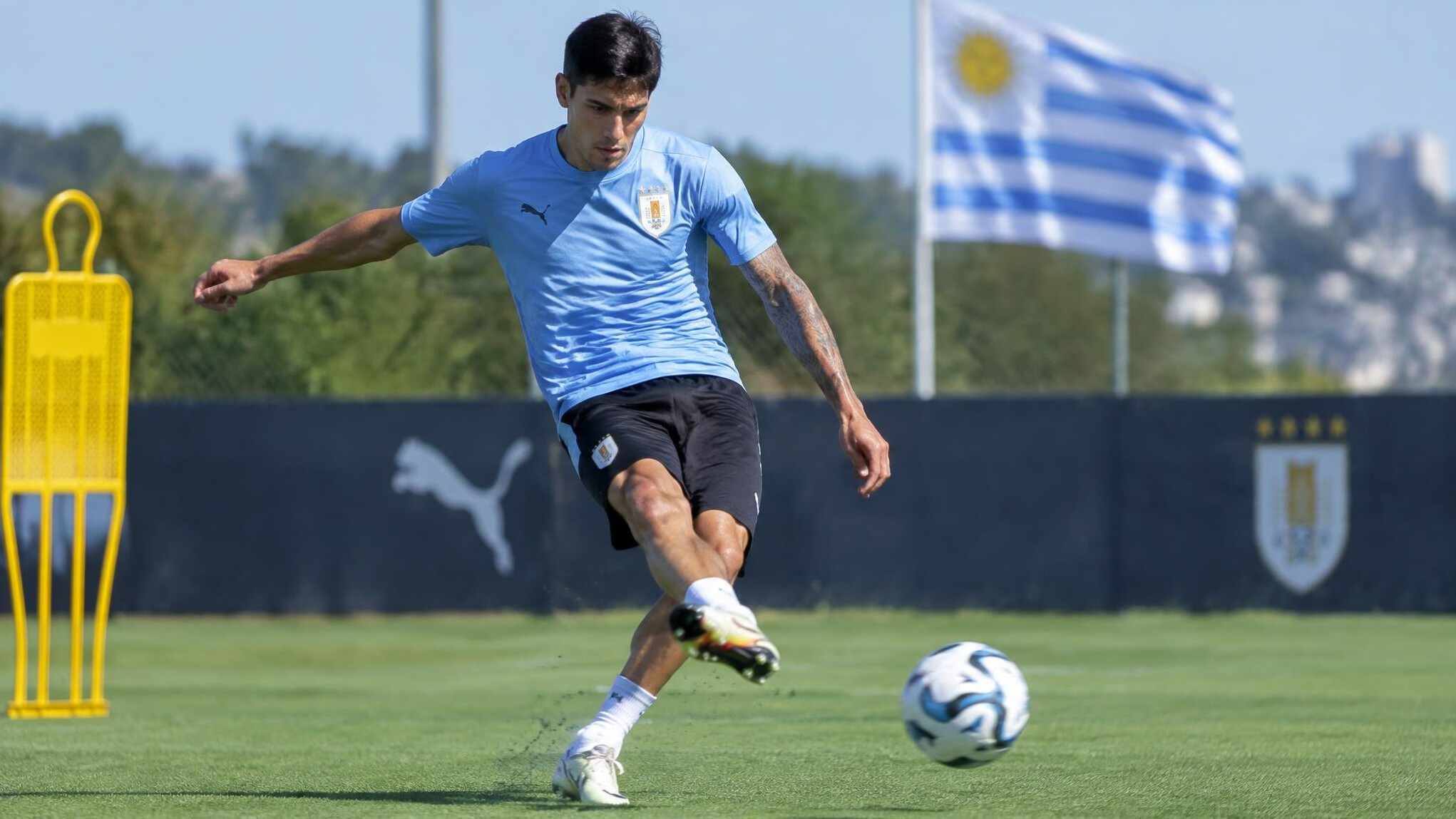 uruguayan soccer player training