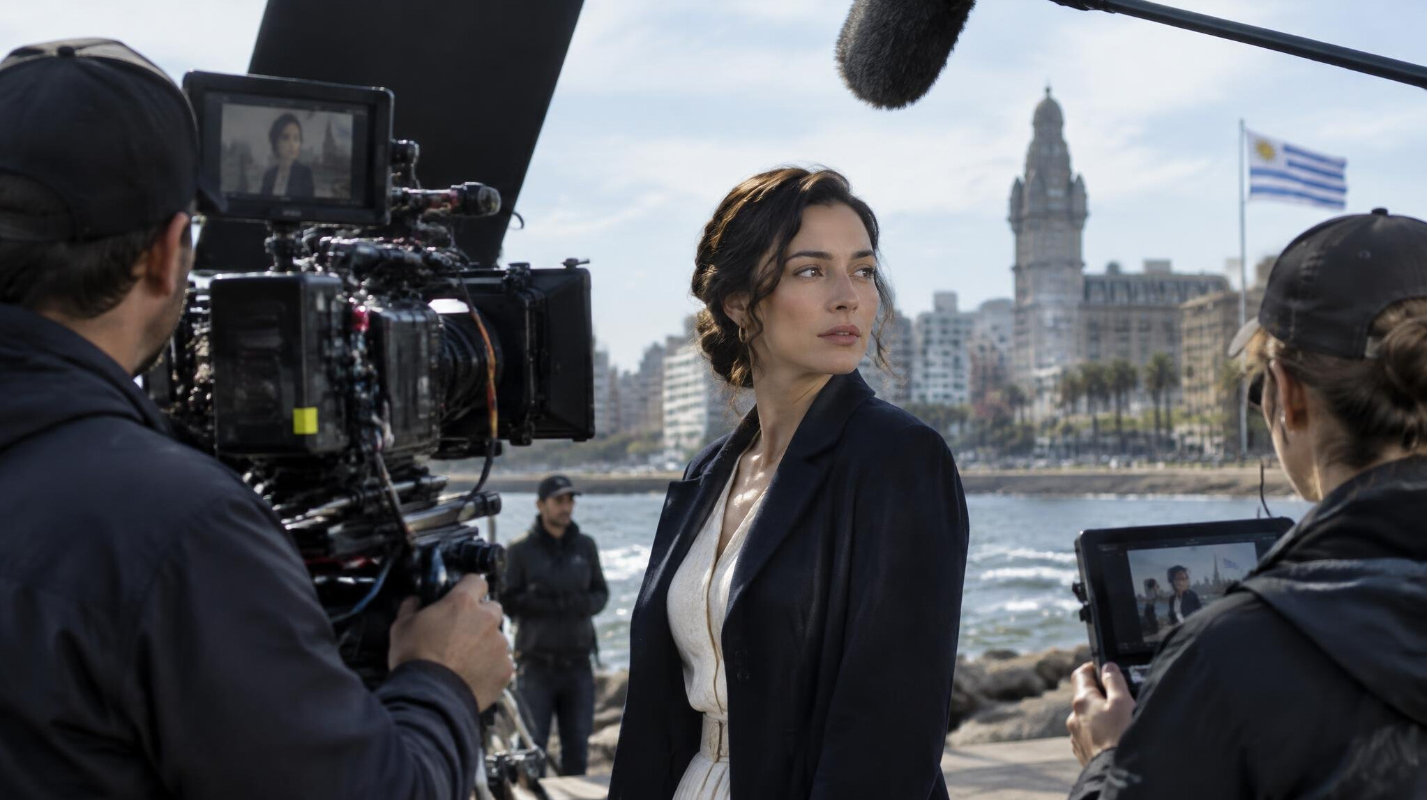 woman actress on set